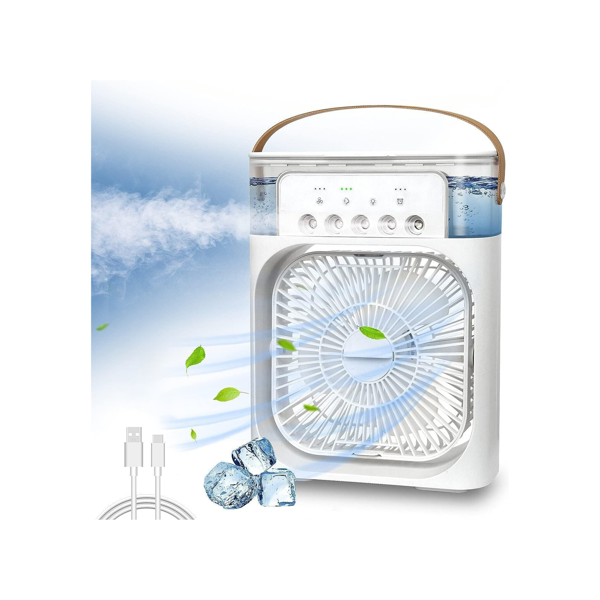 مروحة صغيرة مع مبرد