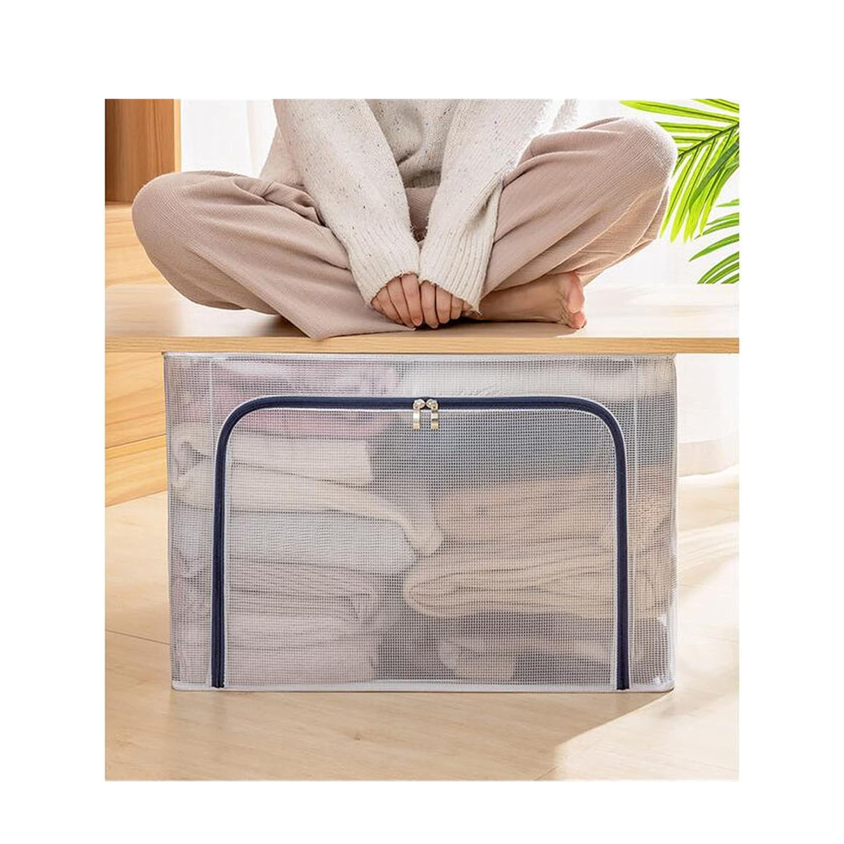 Foldable Storage /Wardrobe Organizer Bag 100L
