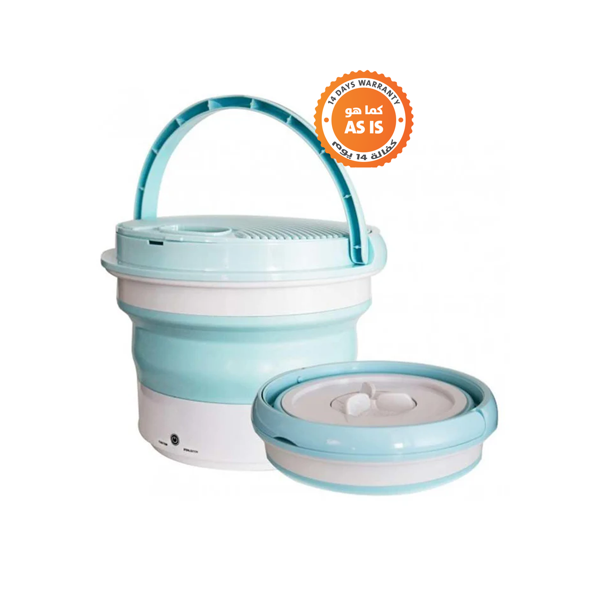 Folding Electric Washing Machine 2 KG - Blue - AS-IS