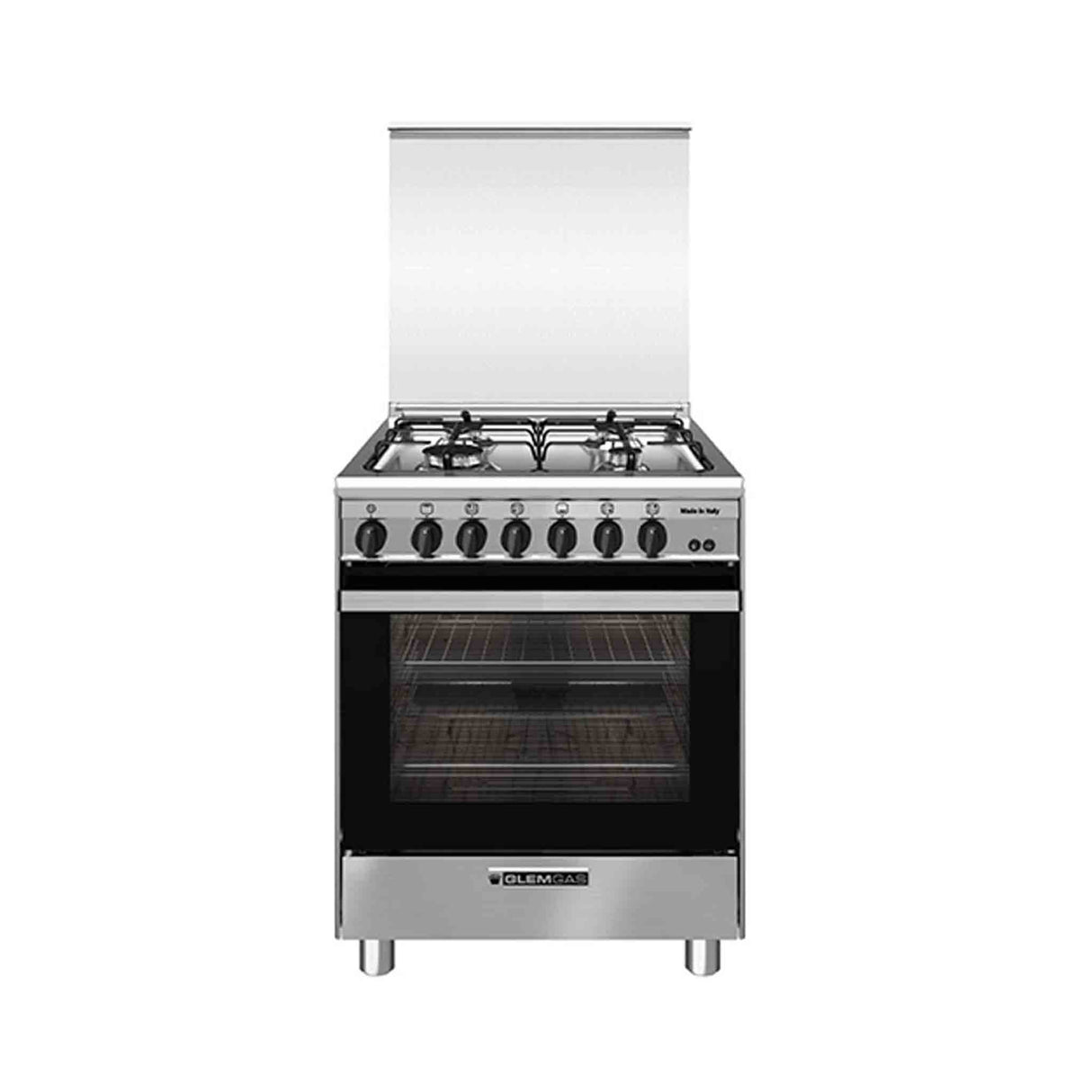 GLEMGAS 4 Burners 60x60cm Gas Cooker - Zayoom