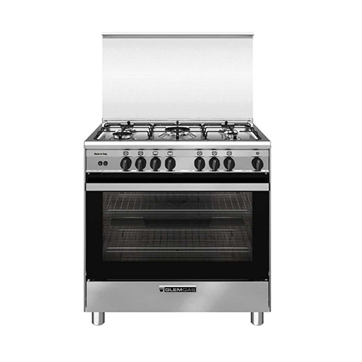GLEMGAS 5 Burners 80x60cm Gas Cooker - Zayoom