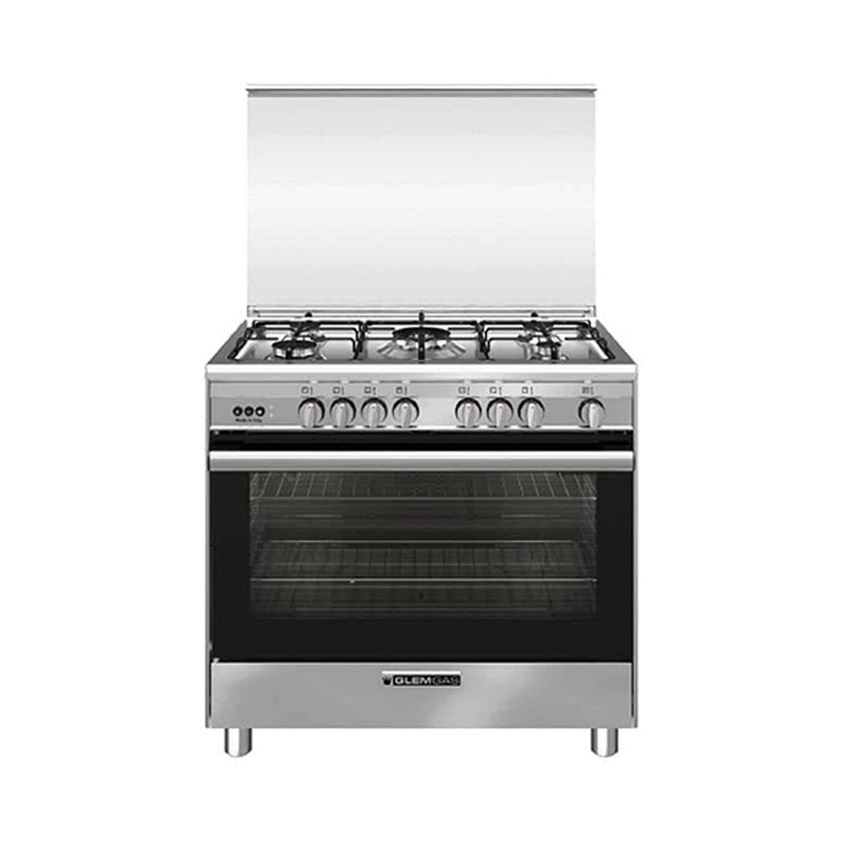 GLEMGAS 5 Burners 90x60cm Full Safety Gas Cooker - Zayoom