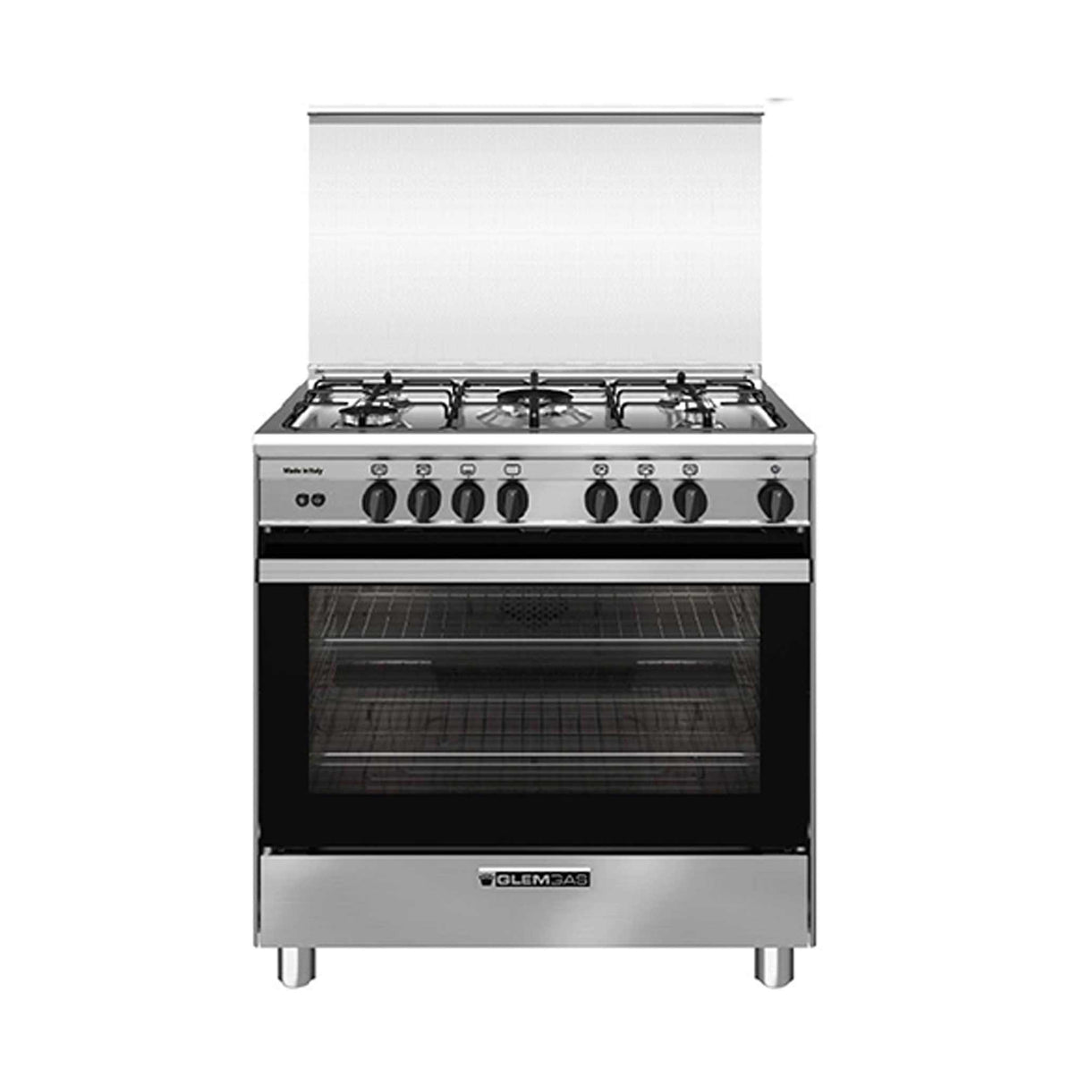 GLEMGAS Specialista 5 Burners 90x60cm Full Safety Gas Cooker - Zayoom