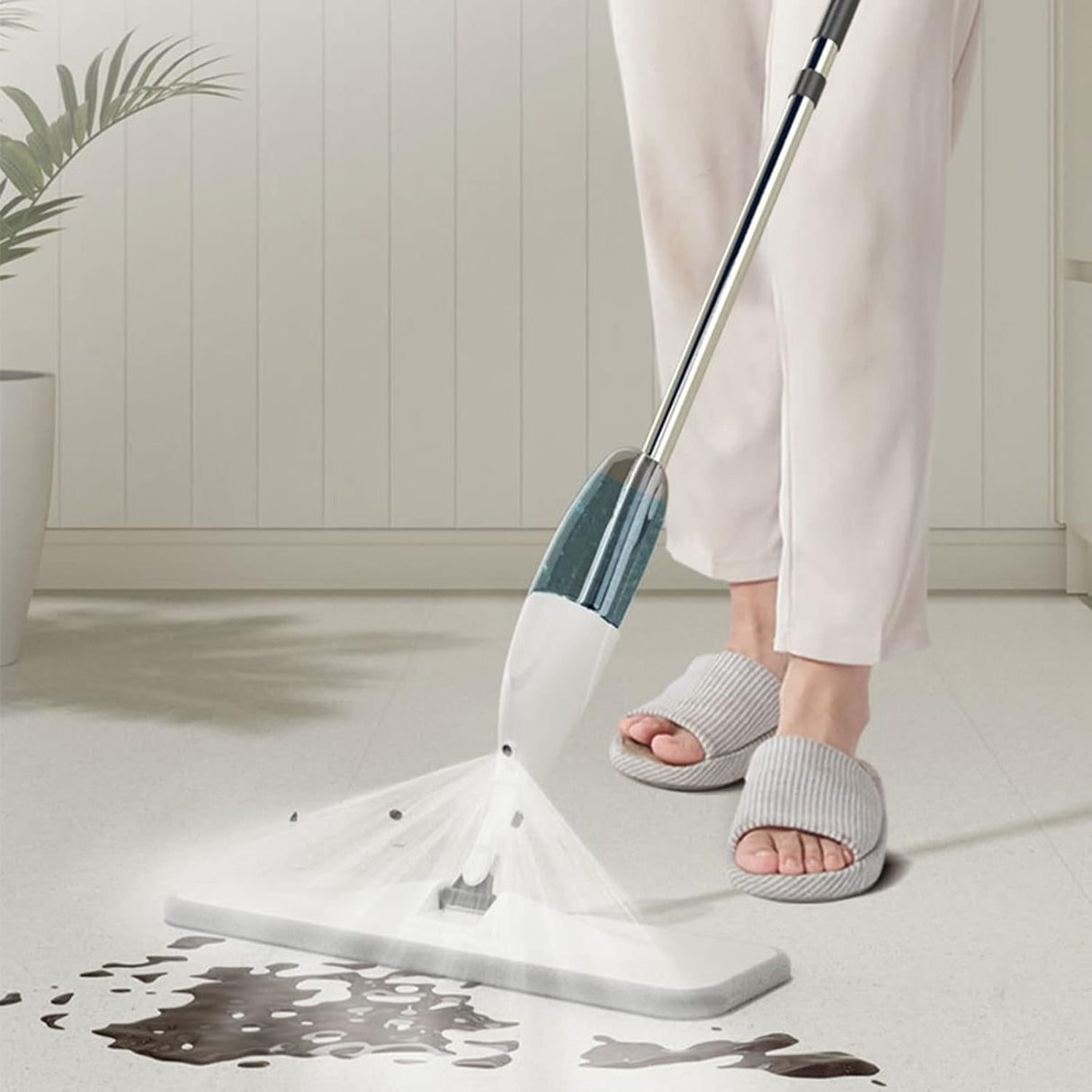 Mop The Cleaning - White