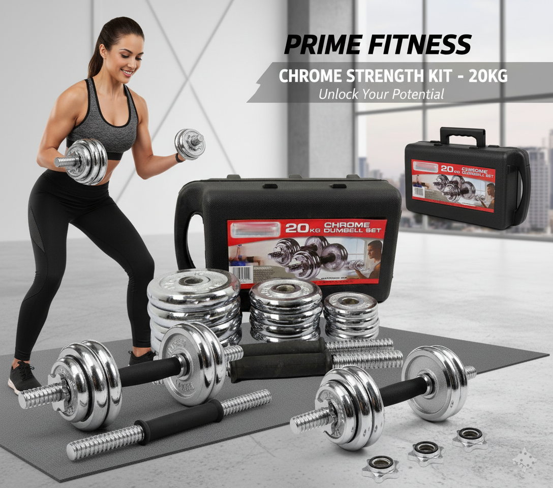 طقم دمبلز 20 كجم