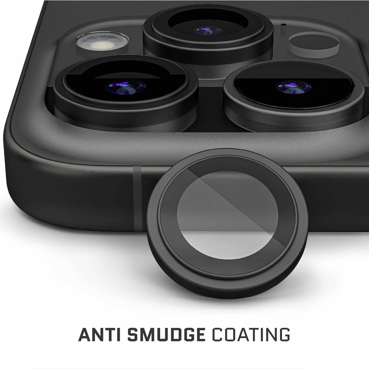 Ghostek - Camera Lens Protection Titanium for iPhone 16 Pro / iPhone 16 Pro Max - Zayoom