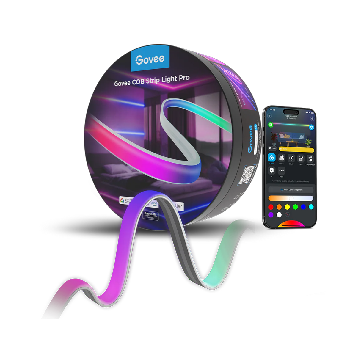 Govee COB Strip Light Pro 3M - H61E5