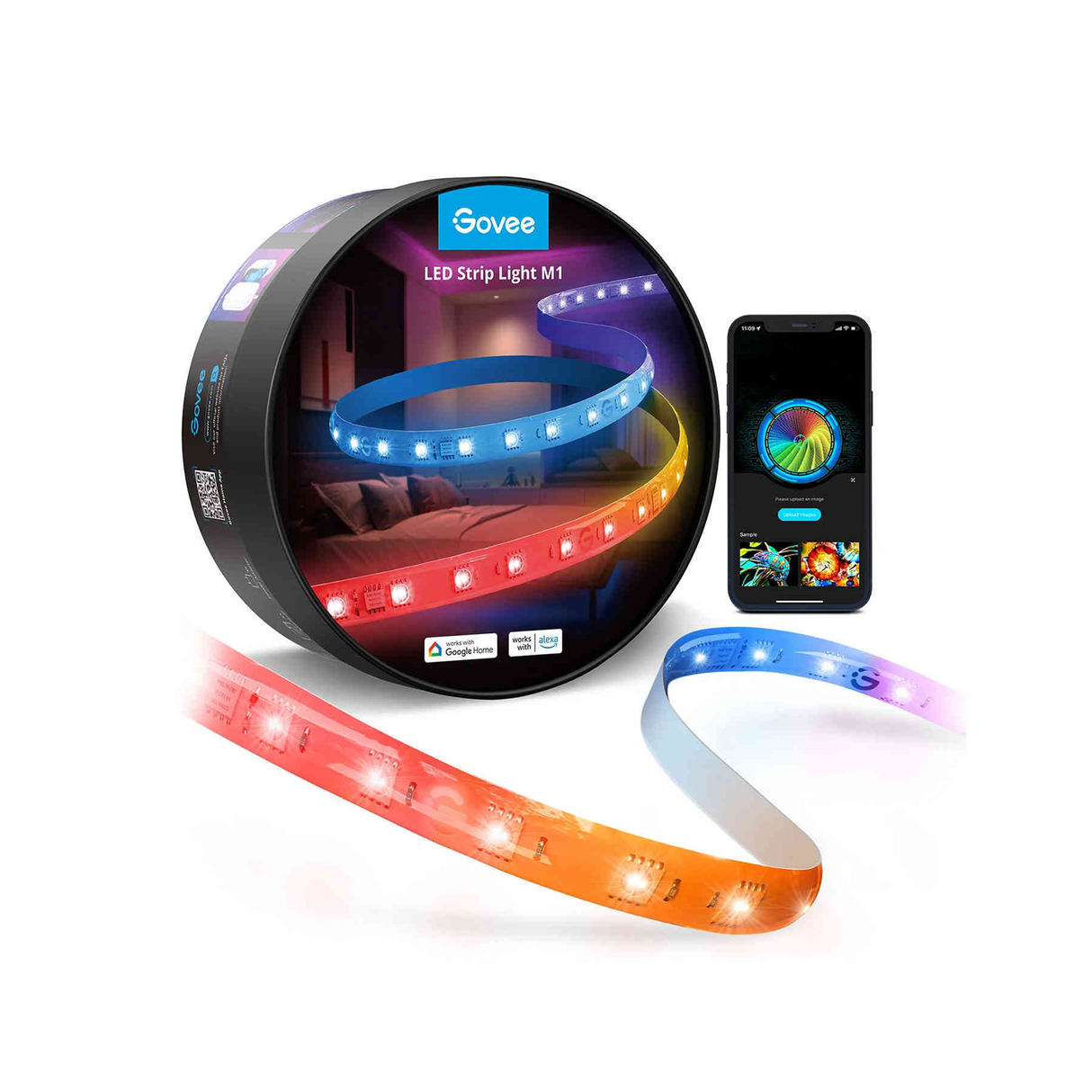 Govee M1 RGBICW LED Strip Lights 5M Support Matter Cuttable And Extensive - H61E12D2