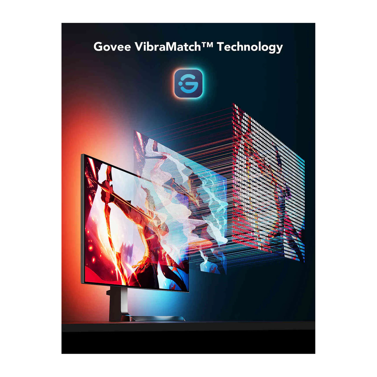 Govee PC Monitor Back Light 27-34 Inch (Sync By PC Software) Support Matter - H6609212