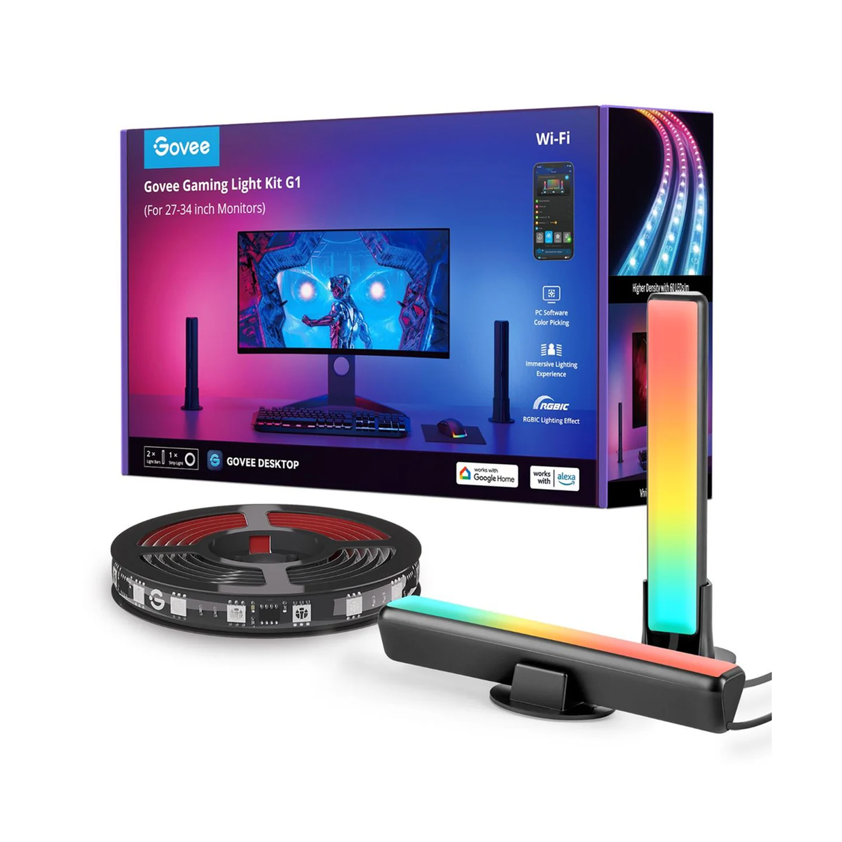 Govee PC Monitor Back Light & Light Bar (Sync By PC Software) Support Matter - H6608B11