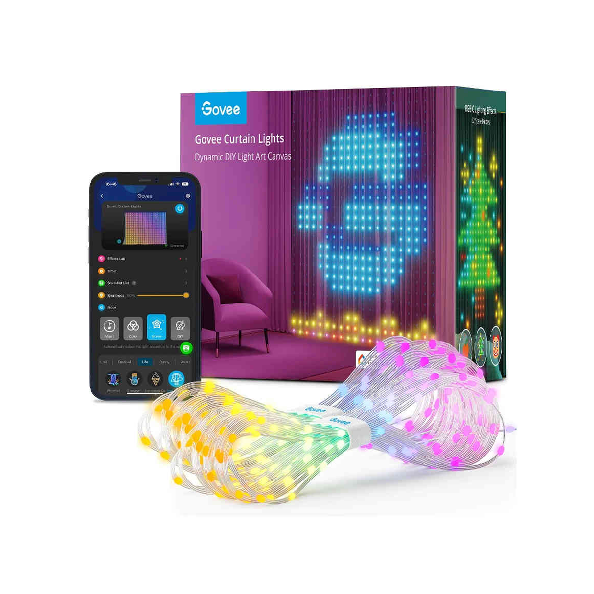 Govee Curtain Light 1.5m*2m - H70B12A1