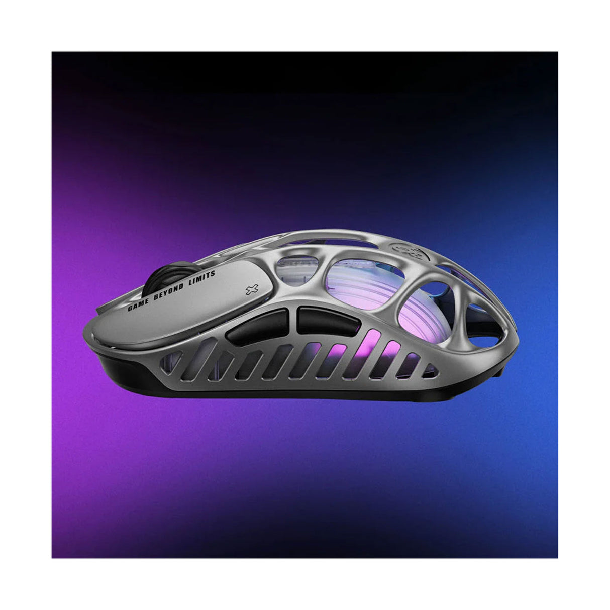 جرافاستار ميركوري اكس ماوس الألعاب اللاسلكية - فضي مجري