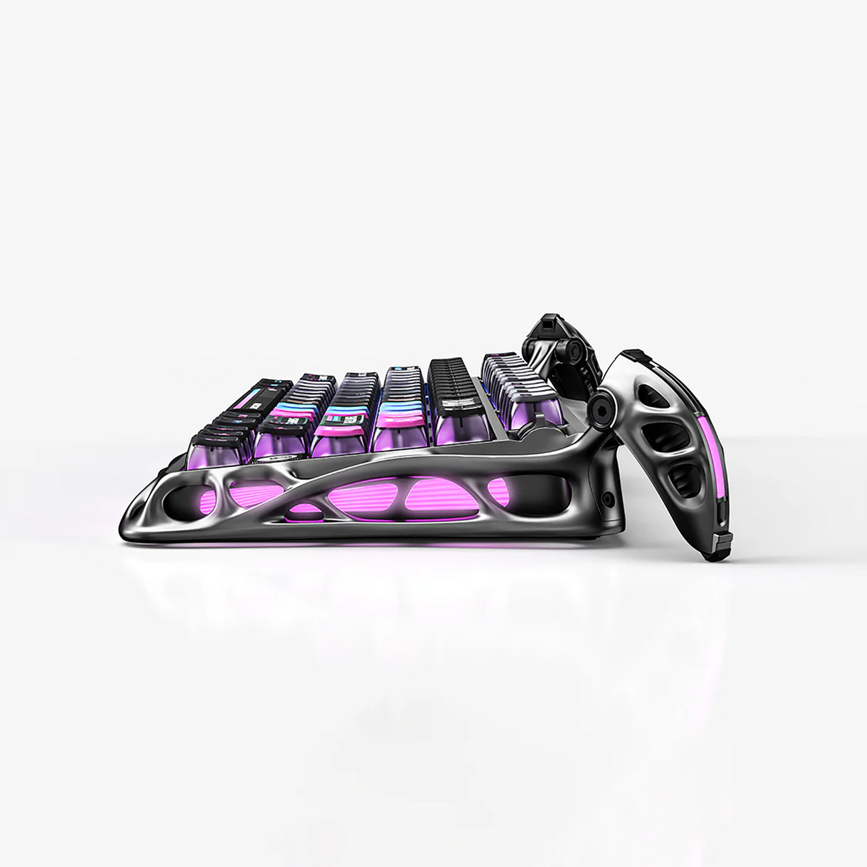 GravaStar Mercury K1 Pro 75% Wireless Mechanical Gaming Keyboard Special Edition - Cyberpunk - Zayoom