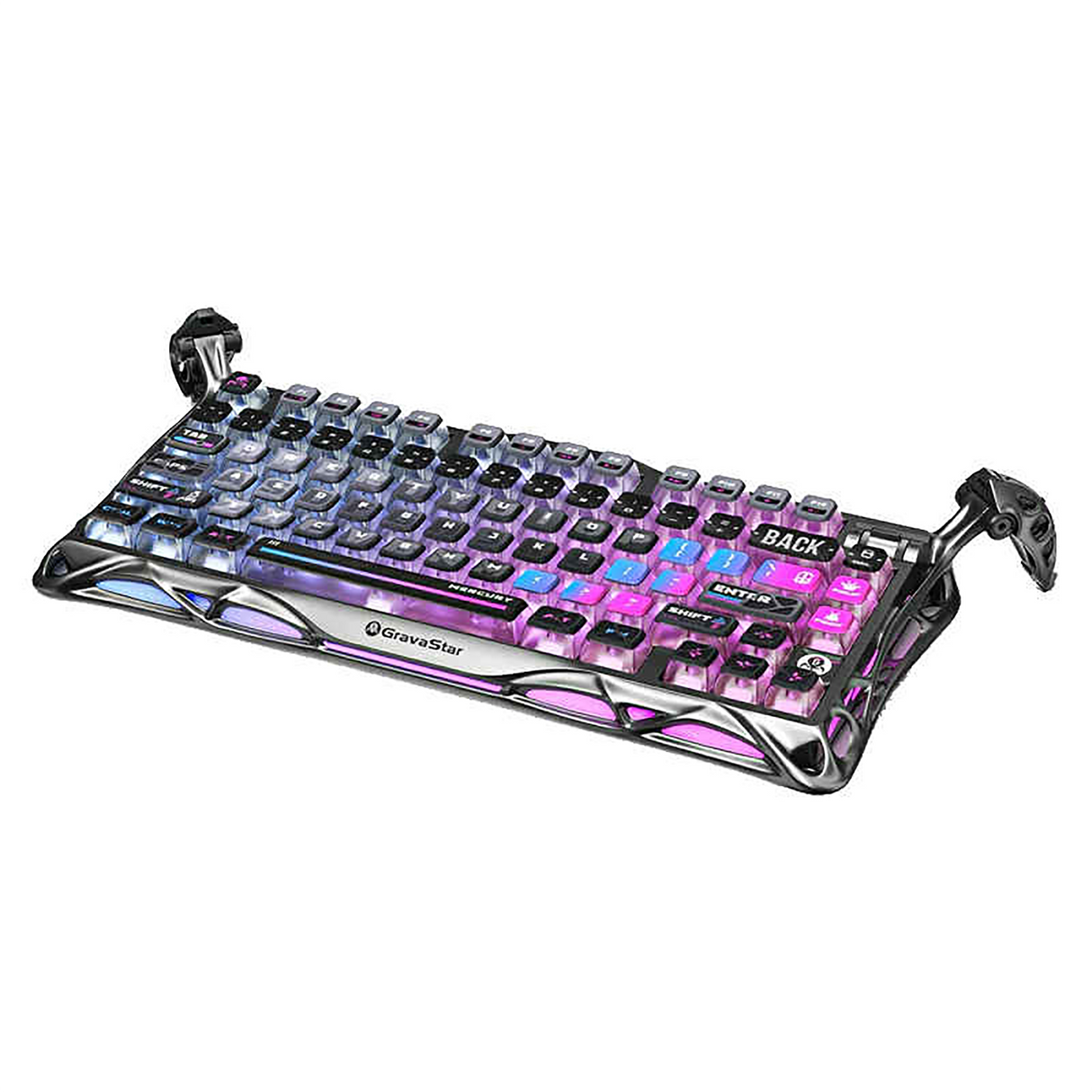 GravaStar Mercury K1 Pro 75% Wireless Mechanical Gaming Keyboard Special Edition - Cyberpunk - Zayoom