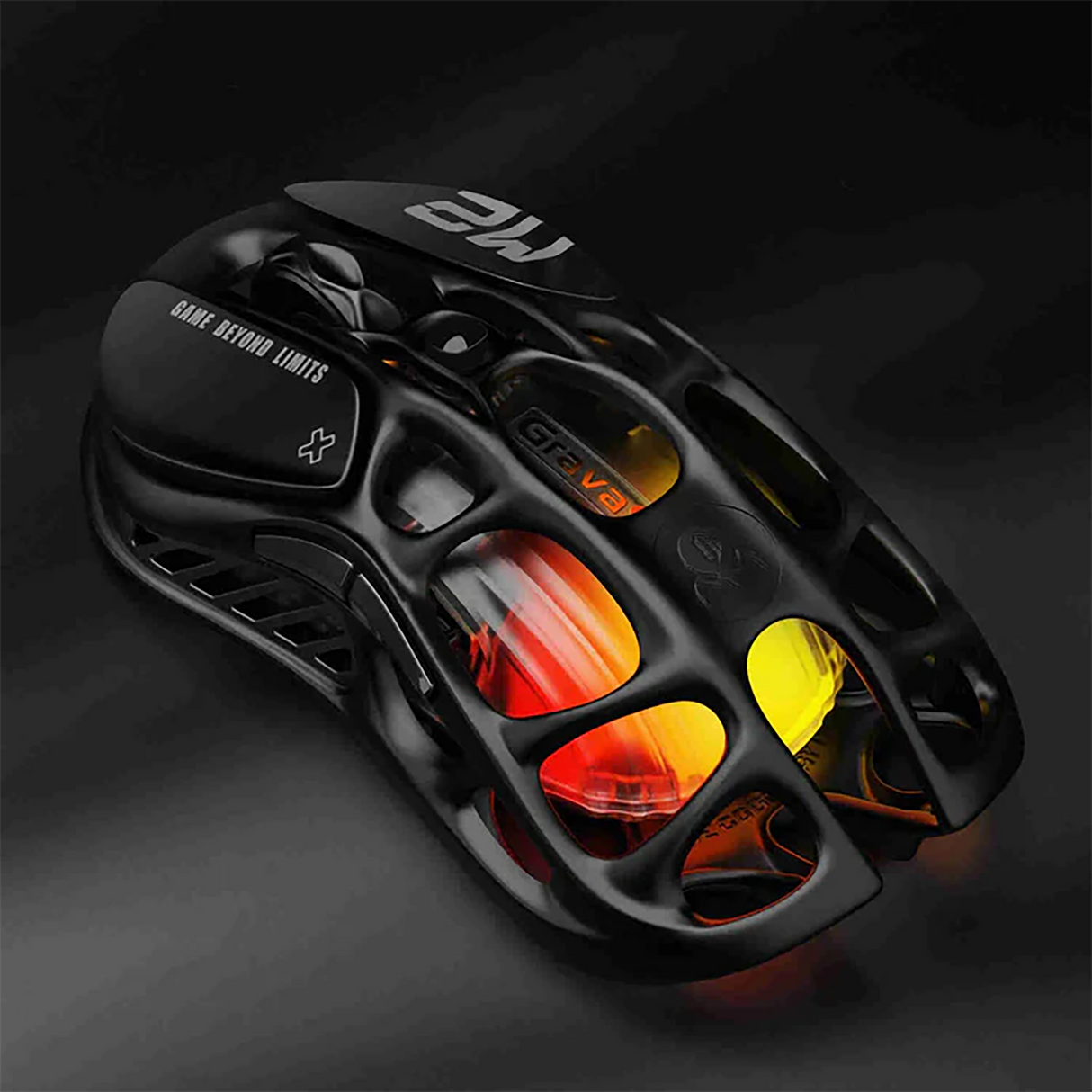 جرافاستار ميركوري ماوس الألعاب اللاسلكي ام 2 - أسود