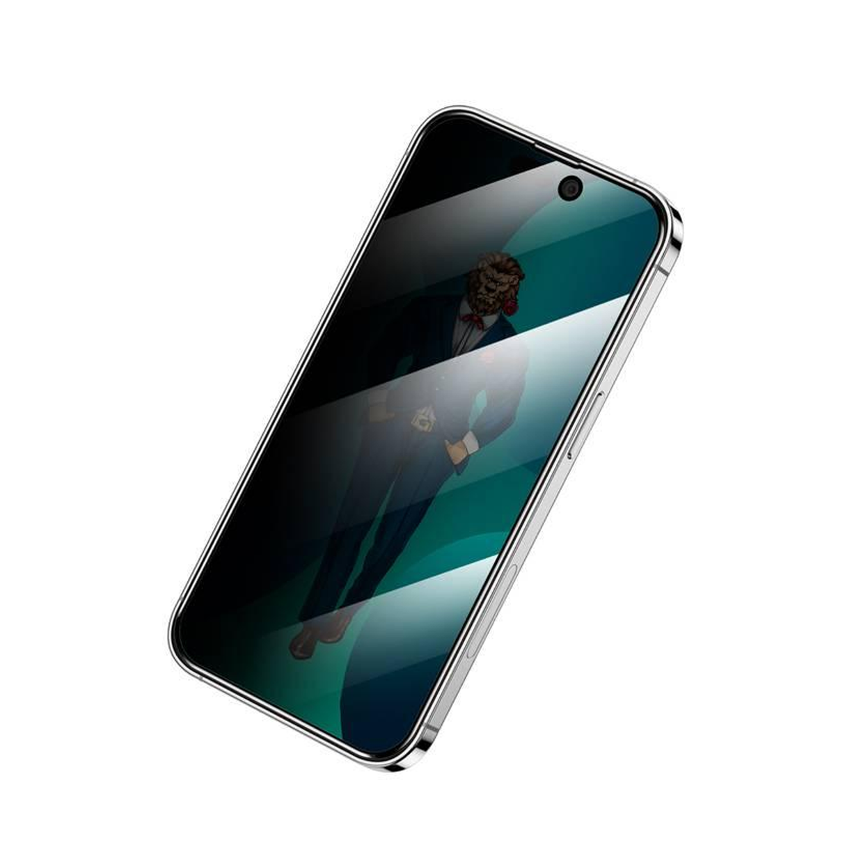 Green Glass Screen Protector for iPhone 14 Pro