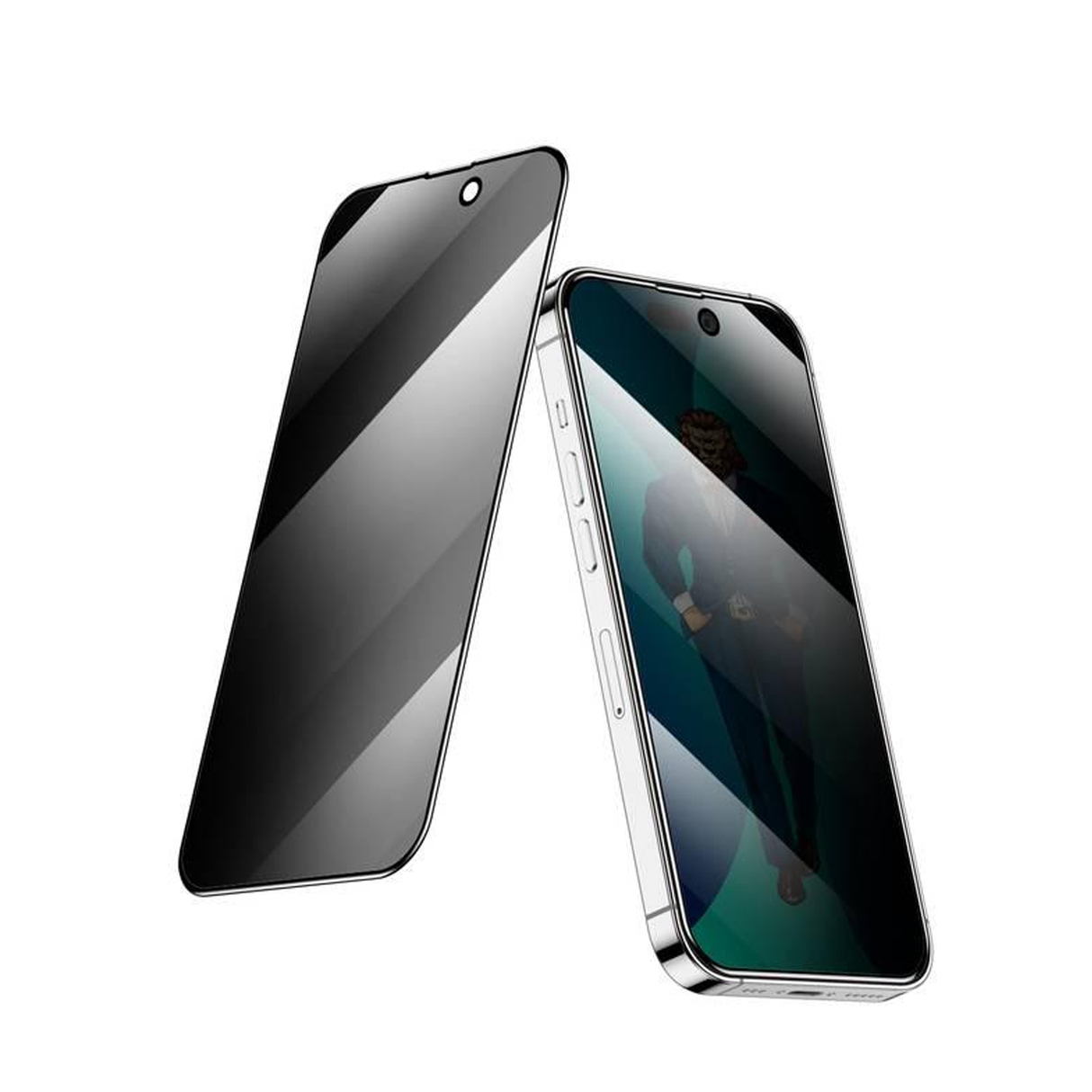 Green Glass Screen Protector for iPhone 14 Pro