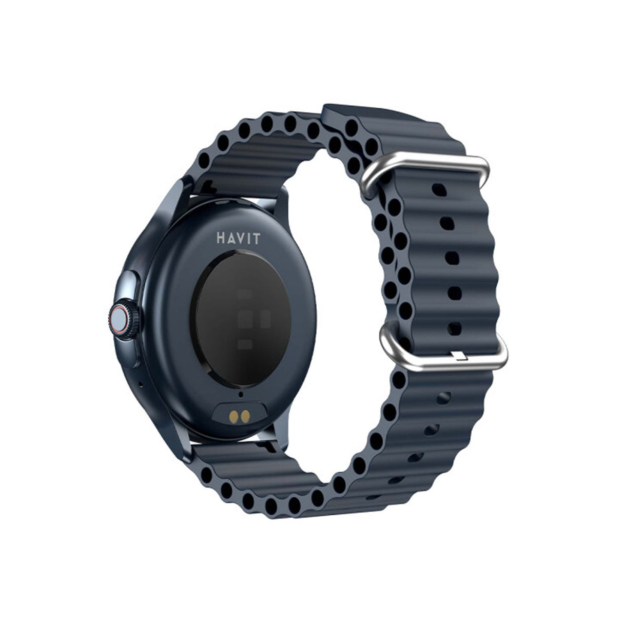 HAVIT M9046 Smart Life Series Smart Watch - Blue + HAVIT Audio Series TWS Earbuds - Black - Zayoom