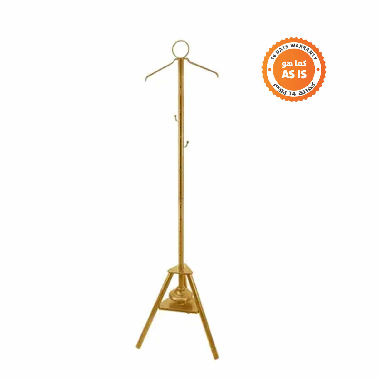 Pawa Vertical incense clothing burner- Gold - ASIS