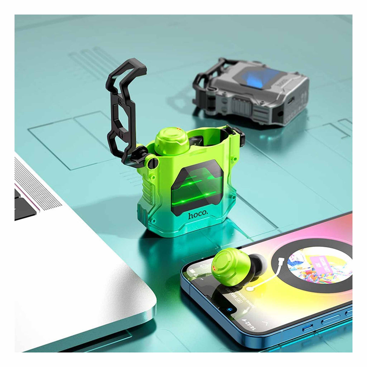 HOCO - EW33 - TWS Bluetooth 5.3 - Earphone - Green - Zayoom