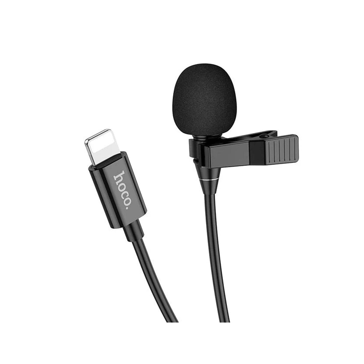 HOCO - L14 3.5 - Lavalier Microphone Lightning - Black - Zayoom