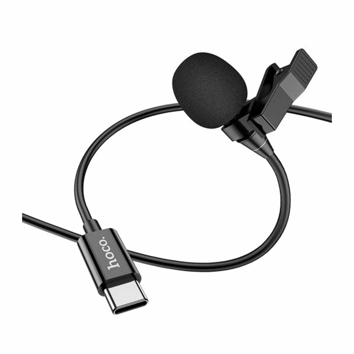 HOCO - L14 3.5 - Lavalier Microphone Type-C - Black - Zayoom