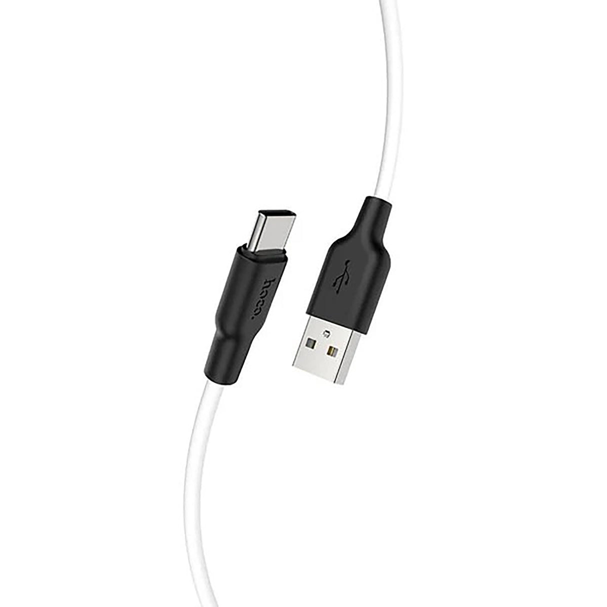 HOCO - X21 - Plus Silicone Charging Cable For Type-C - 2M - Black&White - Zayoom