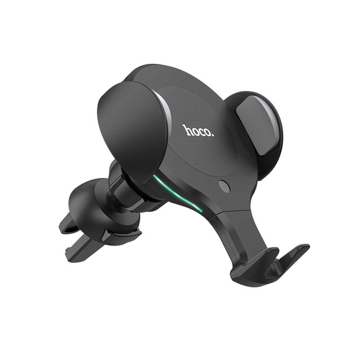 HOCO Car Wireless Charger CA60 Aspiring Dashboard and Air Outlet - Black - Zayoom