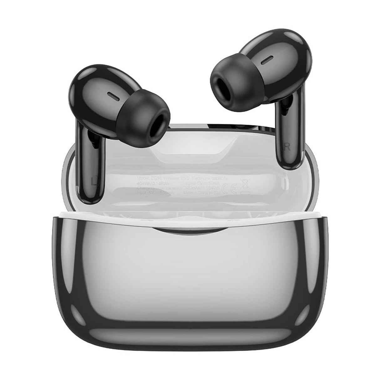 HOCO EQ16 Shine True Wireless ANC+ENC Noise Reduction BT Headset - Black Glaze - Zayoom