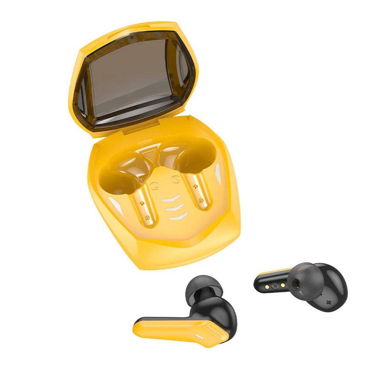 HOCO EW28 Magic True Wireless BT Gaming Headset - Yellow - Zayoom