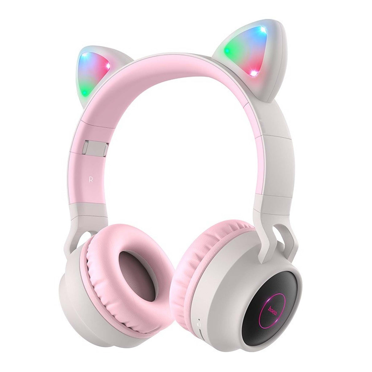 HOCO W27 Cat Ear Wireless Headphone - Grey - Zayoom