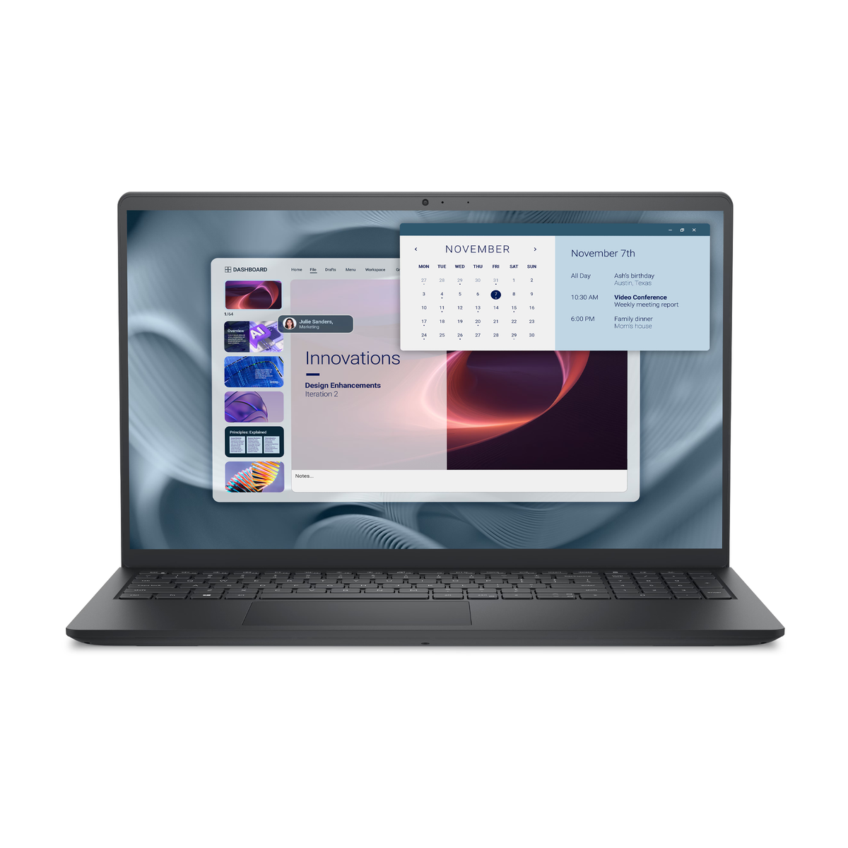 ديل لاب توب برو 15 Essential PV15250 - شاشة 15.6 بوصة FHD بدون لمس - معالج i7 - رام 8 جيجابايت - سعة 512 جيجابايت (SSD) - أزرار إنجليزي/عربي