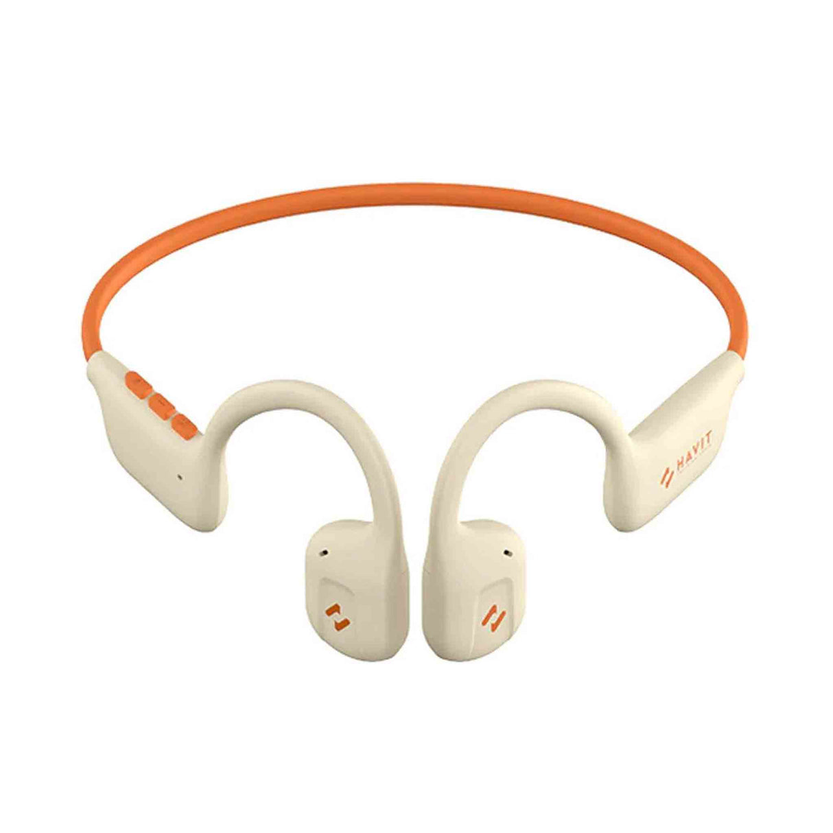 Havit Freego1 Air Conduction Headphone - Beige - Zayoom