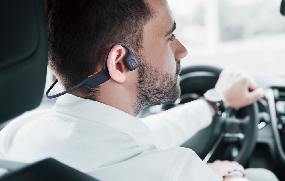 Havit Freego1 Air Conduction Headphone - Blue