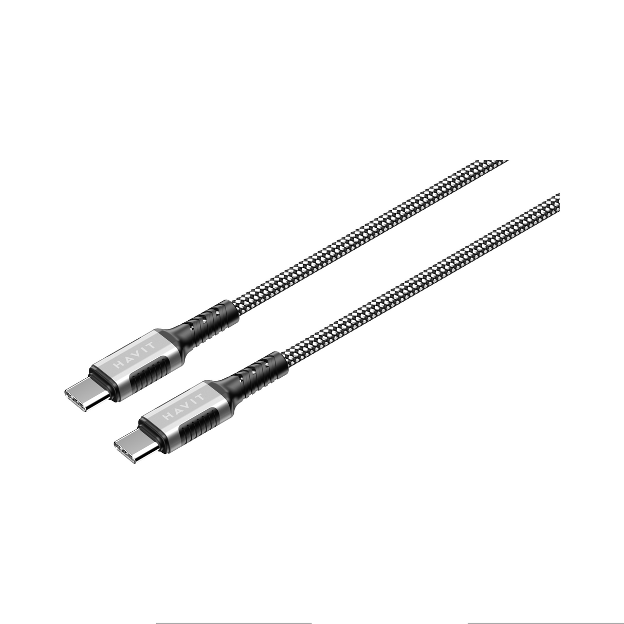 هاڤيت كابل يو إس بي من سلسلة الهواتف مع مغناطيس CB6297 – أسود