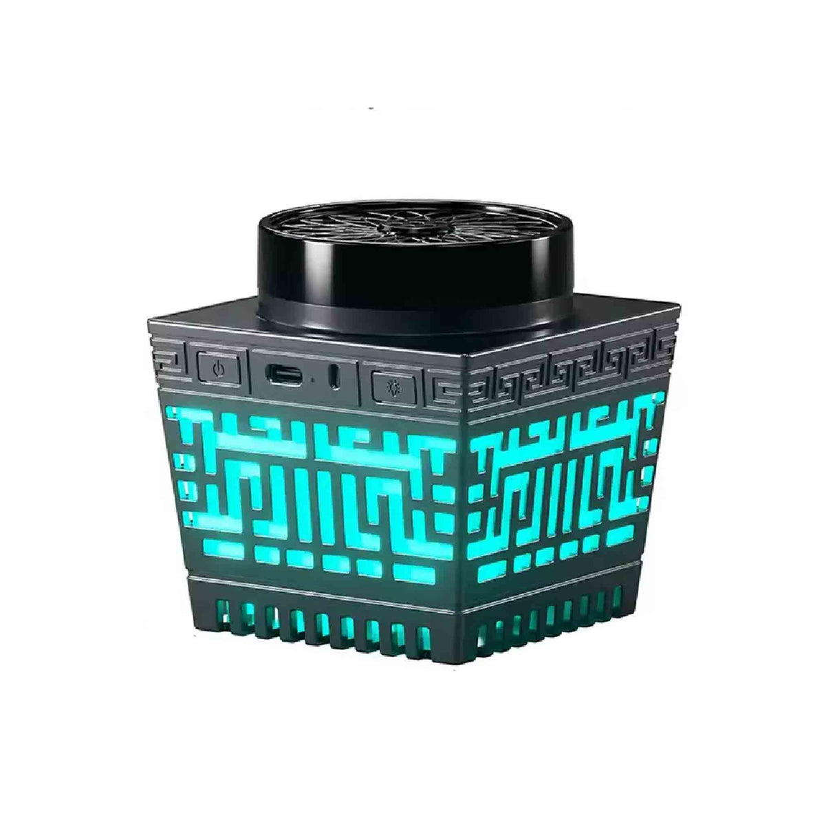 Heatz Quran Speaker With Incense Burner & Light - Black