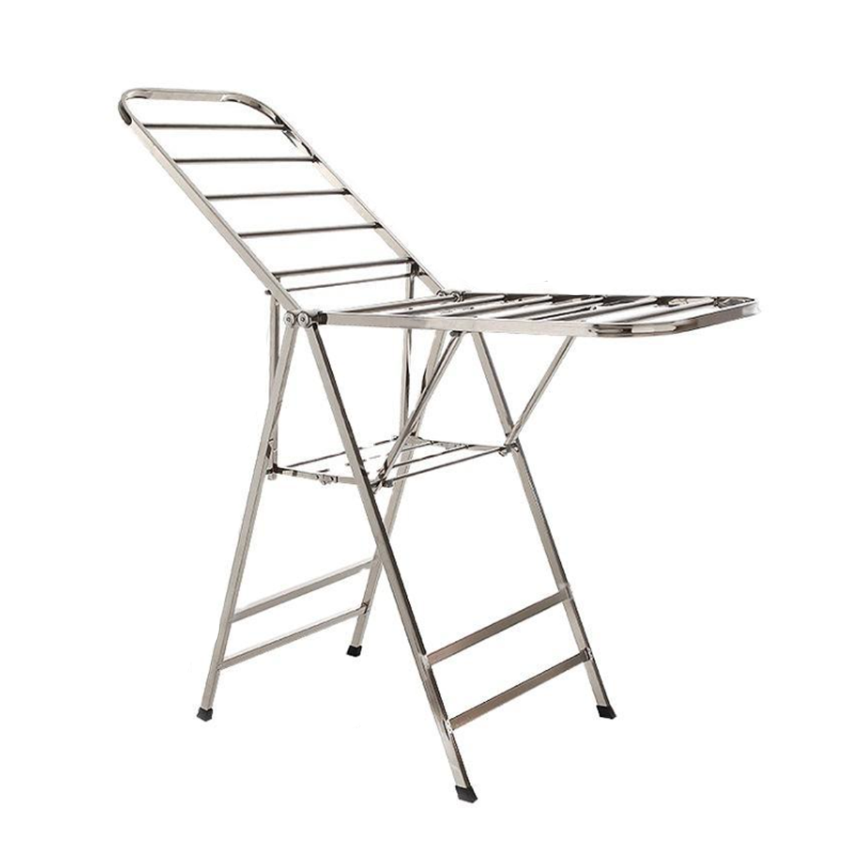 Heavy Duty Foldable Stainless Steel Clothes Drying Rack - 2 Layers - 180 x 110 x 54 CM