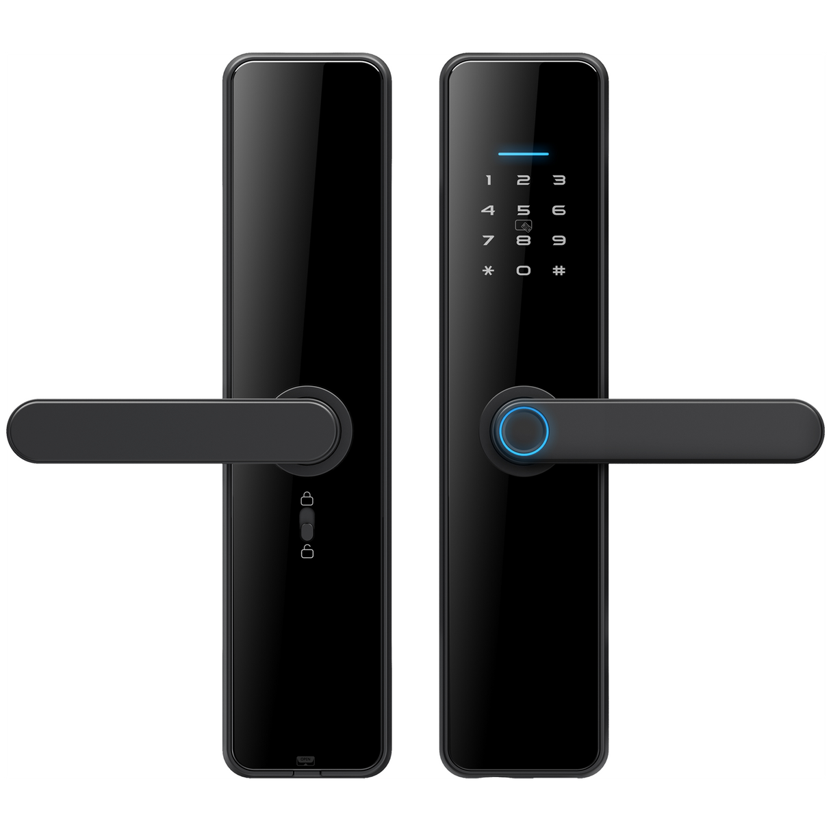 High-Quality Smart TTlock for the Wooden Doors C91 Pro - Black Color