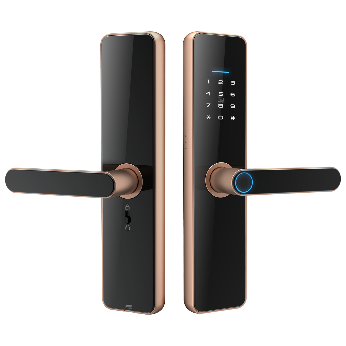 High-Quality Smart TTlock for the Wooden Doors C91 Pro - Bronze Color
