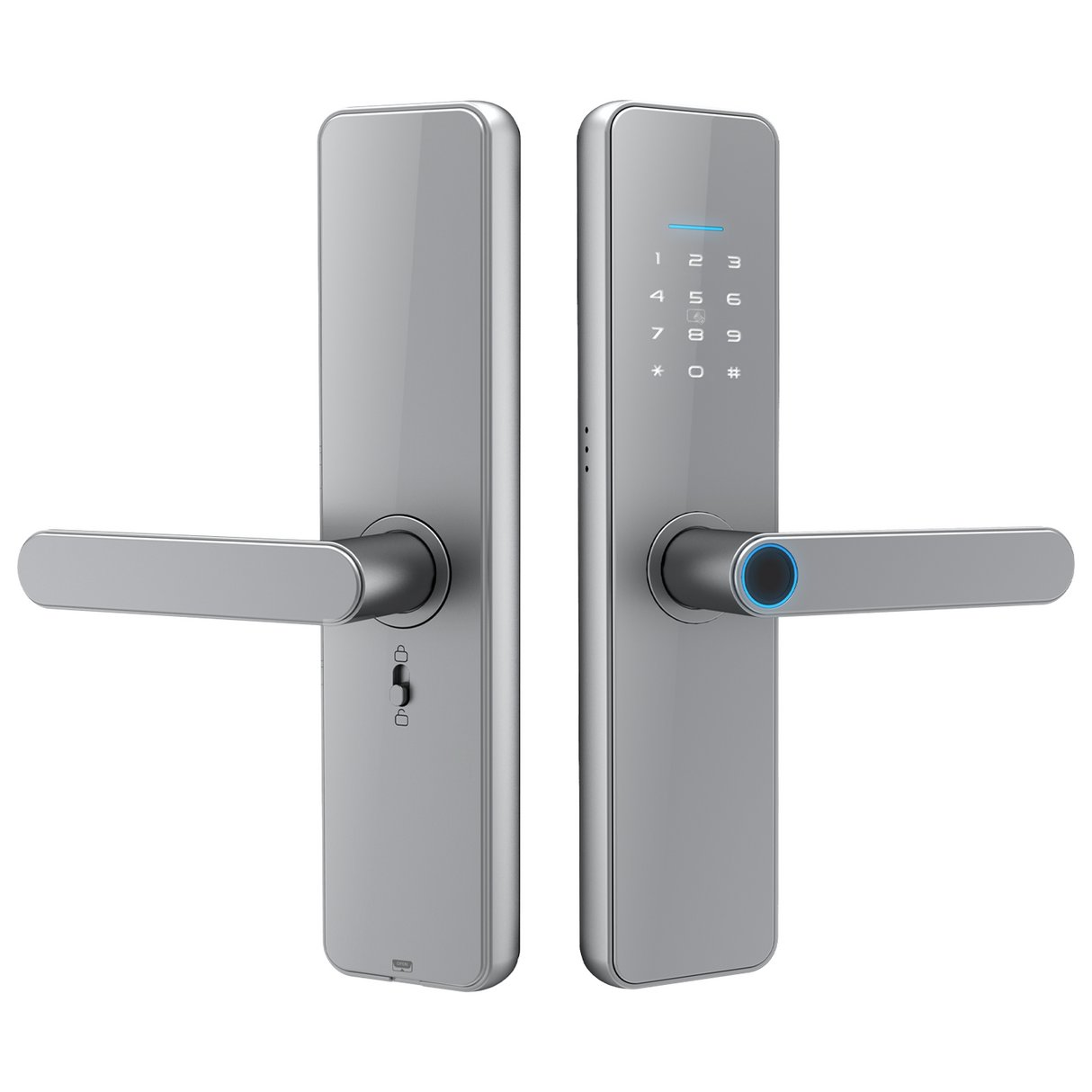 High-Quality Smart TTlock for the Wooden Doors C91 Pro - Silver Color