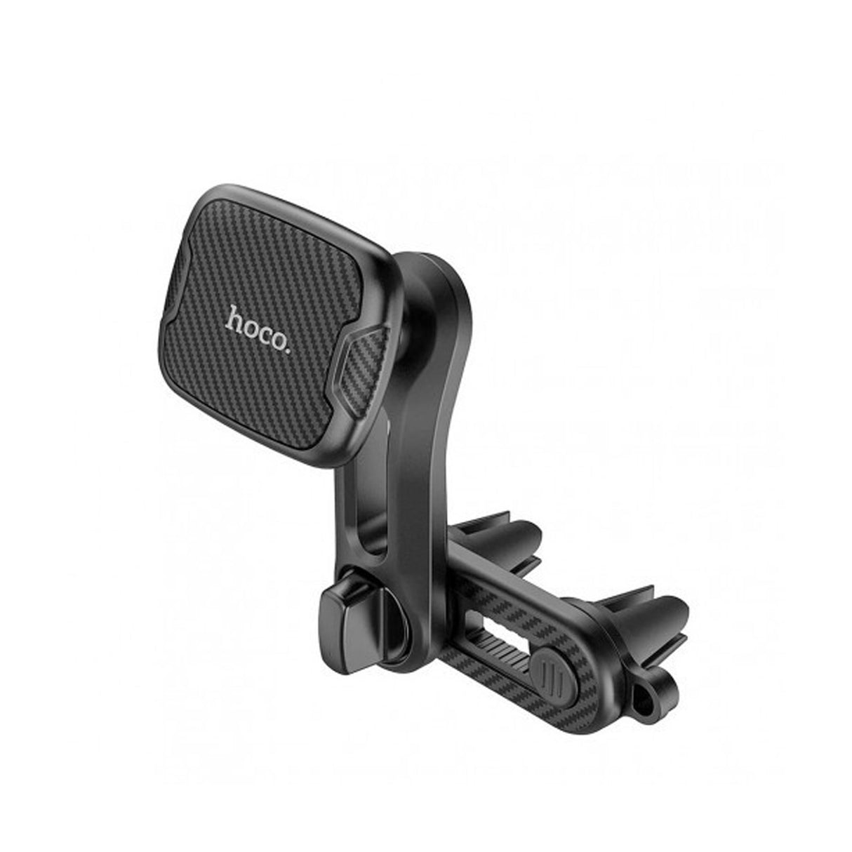 Hoco CA68 Double Air Outlet Magnetic Phone Car Holder - Black - Zayoom