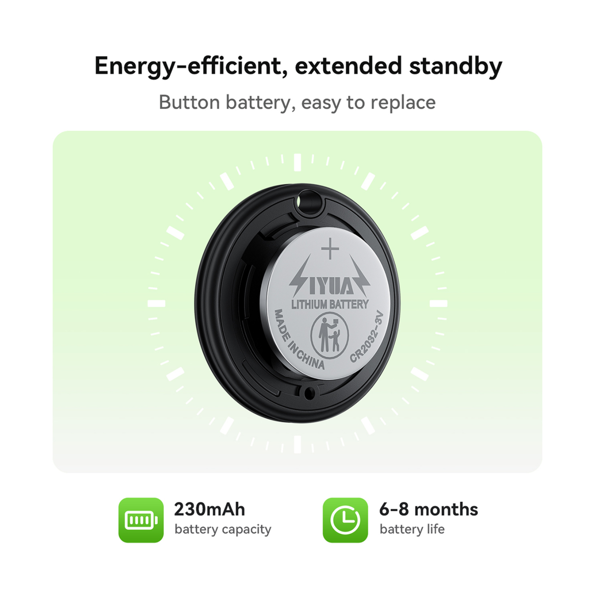 Hoco E93A Valley Goog Anti-Lost Device- Black