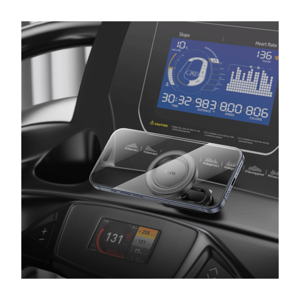 Hoco H58 Show Ring Magnetic Car Holder(Multi-Scene)