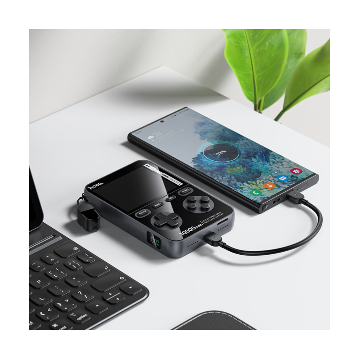 Hoco Q47 Shine Pd 20W Power Bank With Game Console 10000mAh