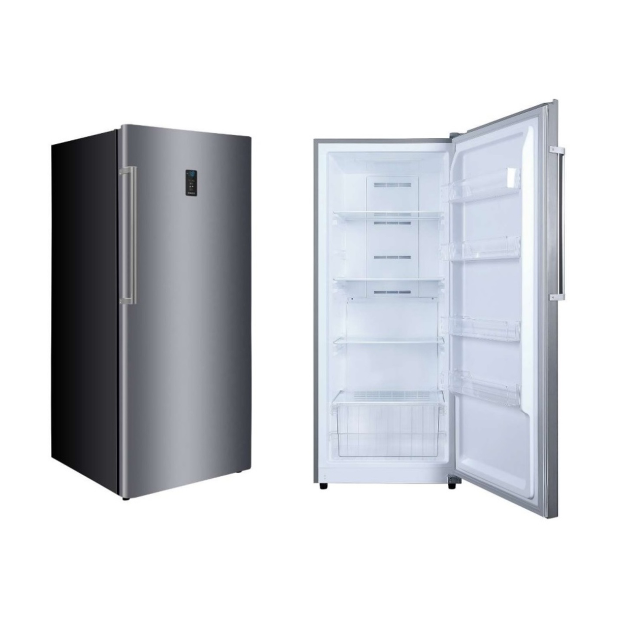 Ignis Single Door 625L 22CFT Upright Freezer Or Refrigerator - Stainless Steel - Zayoom