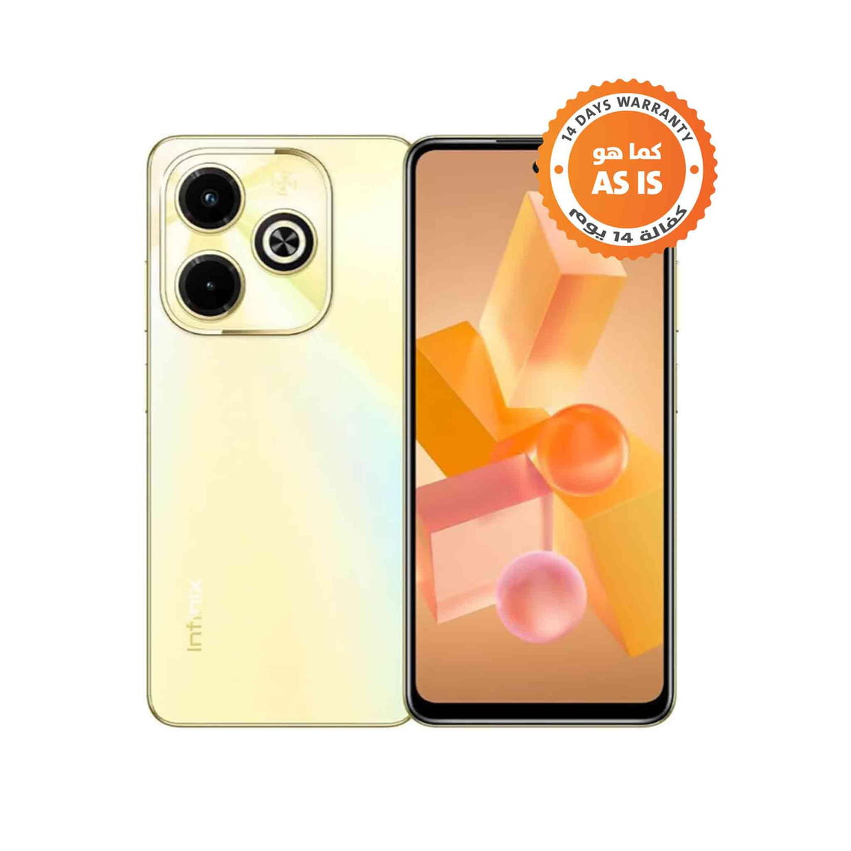 Infinix Hot 40i - 128GB - 8GB - Mobile Phone - Horizon Gold (AS-IS) - Zayoom