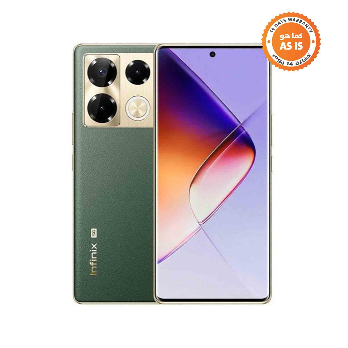 Infinix Note 40 Pro+ - 5G - 12GB RAM - 256GB ROM - Mobile Phone - Green - (AS-IS) - Zayoom