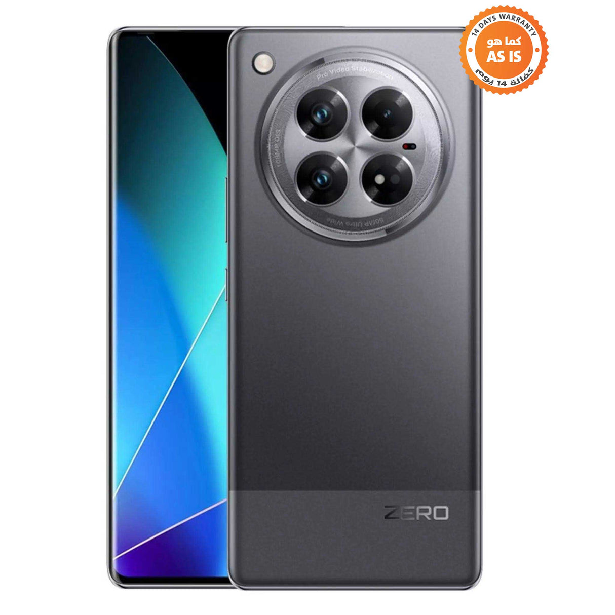 Infinix Zero 40 - 5G - 12GB RAM - 512GB ROM - Mobile Phone - Rock Black (AS-IS) - Open Box - Zayoom