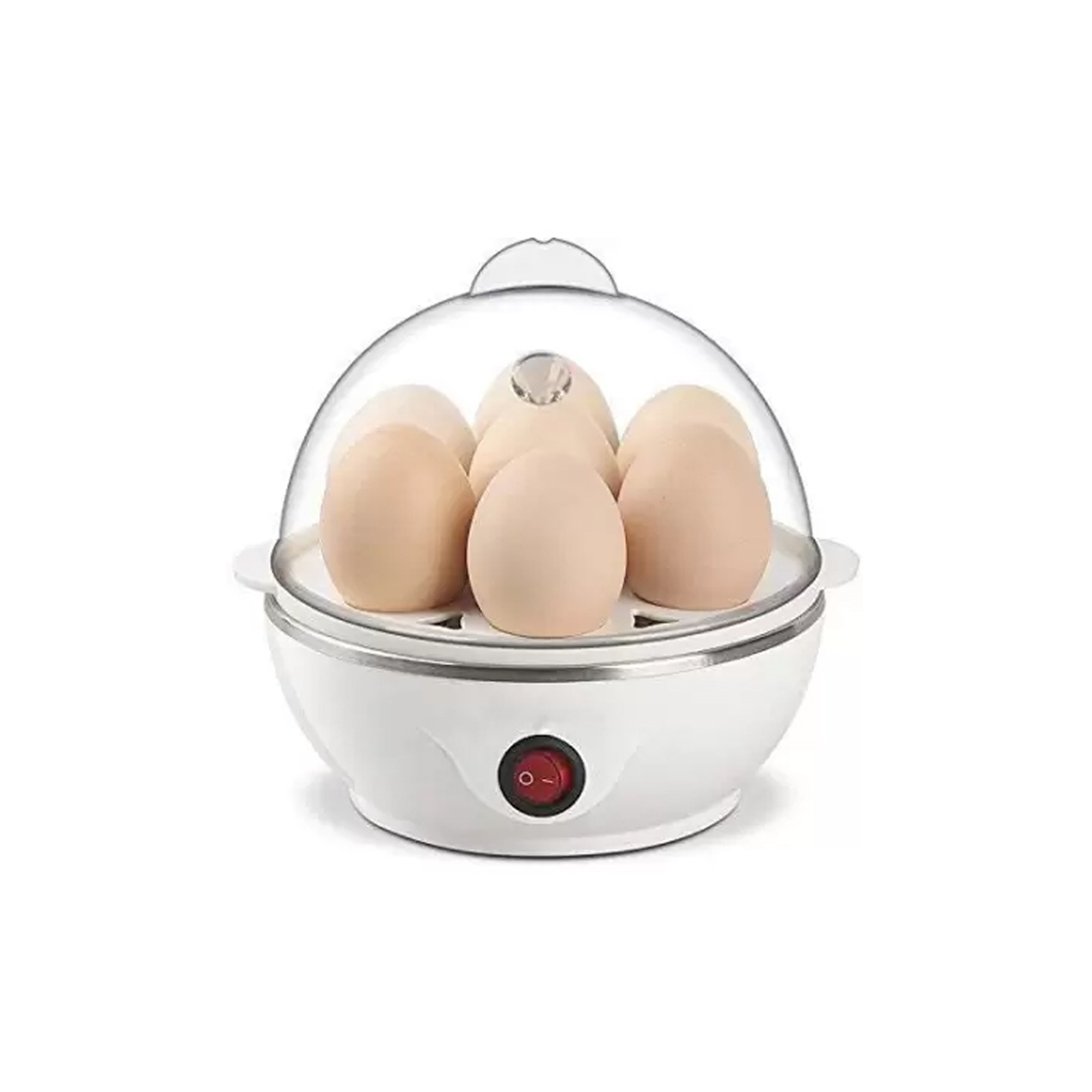Instant Electric Egg Steamer & Boiler With 7 Slot Capacity - Assorted Colors