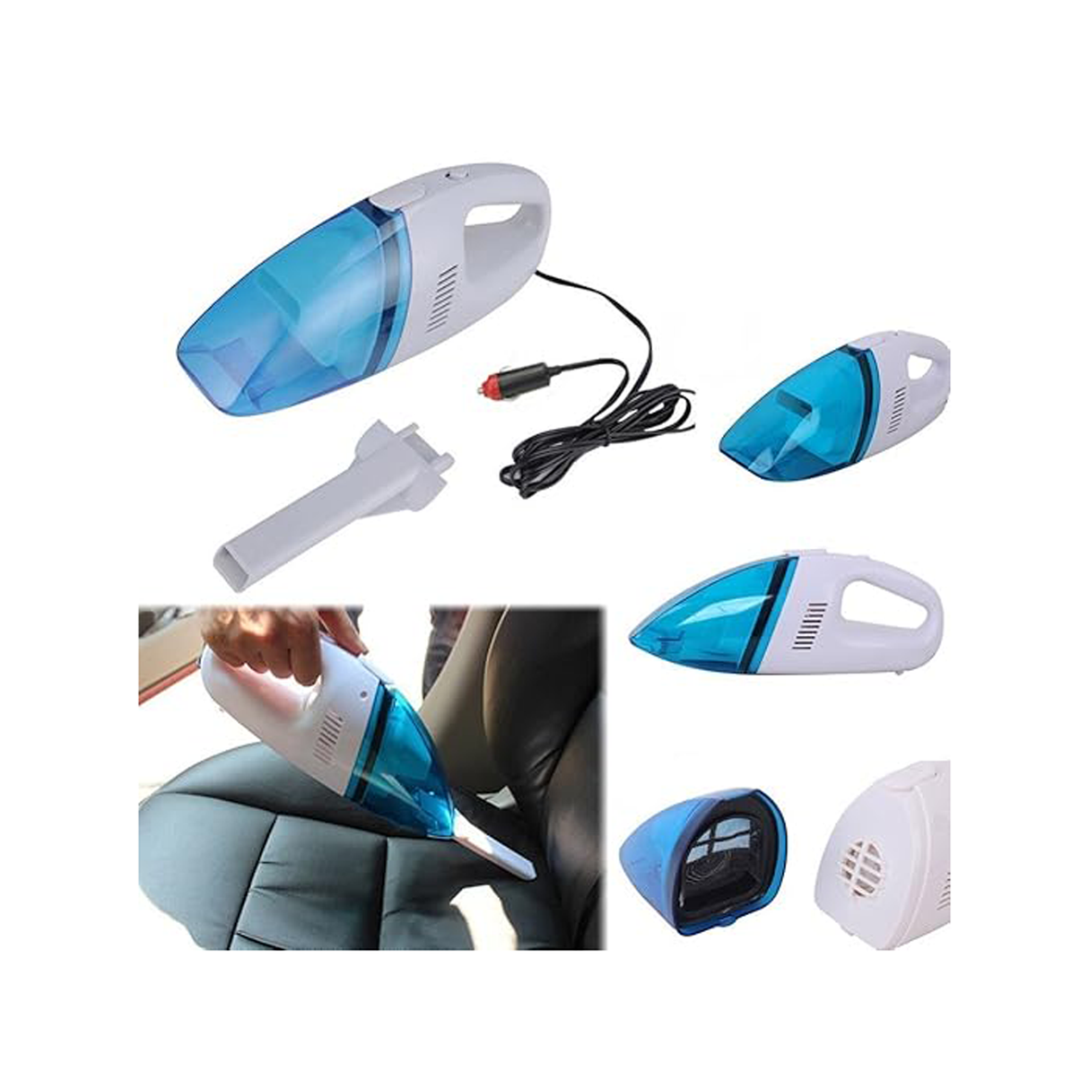 J And V Enterprise Portable Car Wet and Dry Vacuum Cleaner - Zayoom